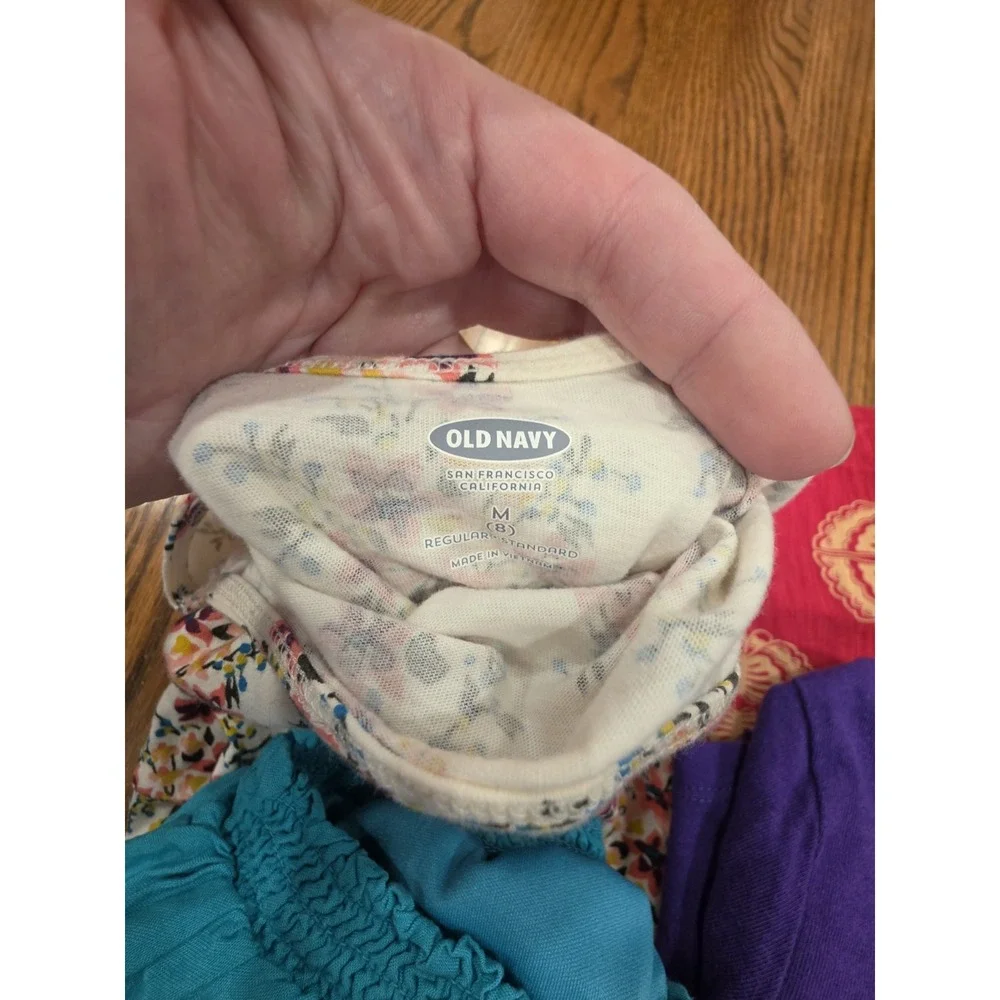 Girls Size Medium 7/8 Lot 4 Piece Tea Brand Dress Disney Skort Back To School